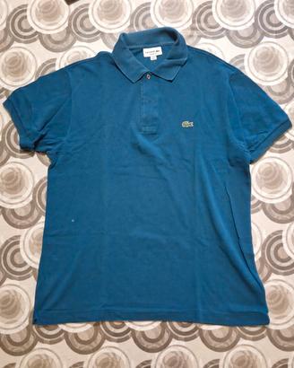 Polo lacoste classic fit blu