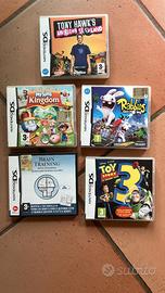 5 giochi per Nintendo DS come da foto