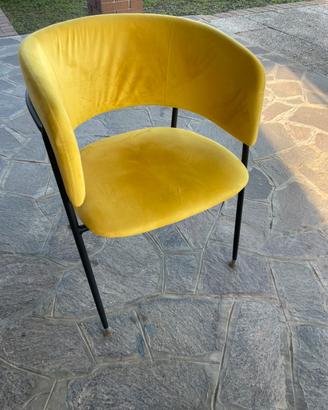 Sedia color giallo