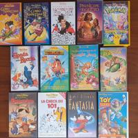 Videocassette VHS Disney/Dreamworks/altro