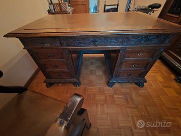 Scrivania da Ufficio con Sedia da Scrivania 