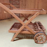 Carrello portavivande legno Teak