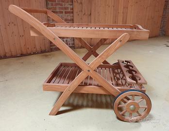 Carrello portavivande legno Teak