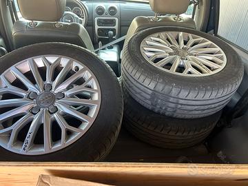 Cerchi con gomme audi 205-55-16