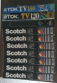 Videocassette VHS non usate