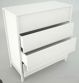 Cassettiera bianca Ikea 90€