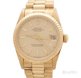 Rolex Date Just 31 ref. 68278 Oro President