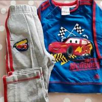 adidas/ Tuta grigia e rossa/ mc queen/ tuta bambin