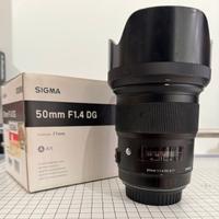 Sigma 50 mm f 1.4 art dg
