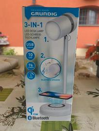 Lampada LED Grundig 3-in-1 con Bluetooth