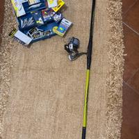 Canna da pesca Trabucco + kit pesca Andromeda 4204