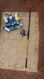 Canna da pesca Trabucco + kit pesca Andromeda 4204