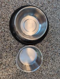 due ciotole inox 