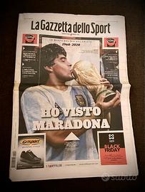 Gazzetta dello sport Maradona