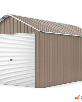 Prefabbricato box cantiere 360x610 cm tortora