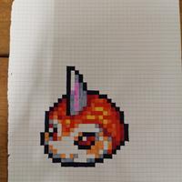 Pixel art Digimon 