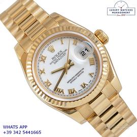 ROLEX Datejust 179178 Lady 26MM white romans dial