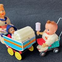 2 gioc. in latta Japan anni 50