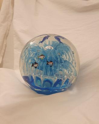 Globo x-large luminescente vintage soffiato a mano