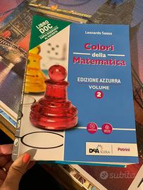 Libro colori della matematica azzurra