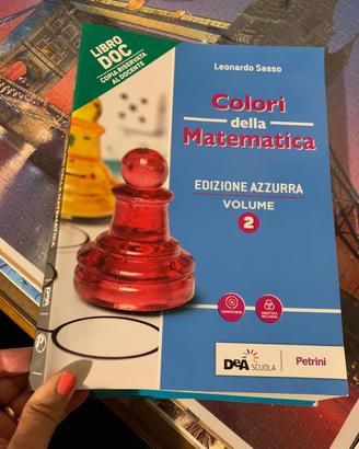 Libro colori della matematica azzurra