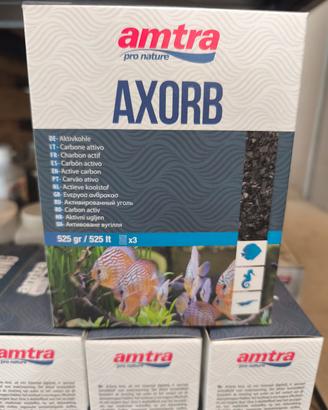 CARBONI ATTIVI AXORB AMTRA 525 GRAMMIx3 confezioni