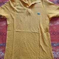 Polo Lacoste giallo "zucca"