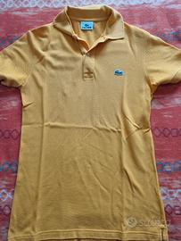 Polo Lacoste giallo "zucca"
