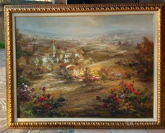 Quadro con paesaggio