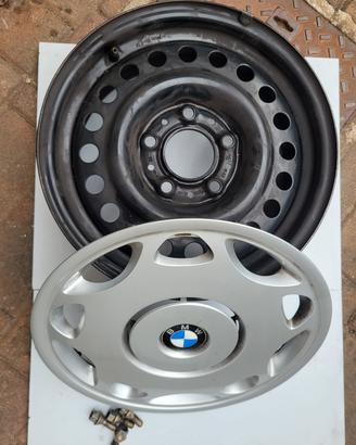 originali BMW completi di copriruota e bulloneria 