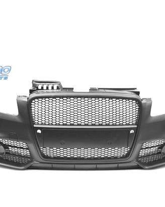PARAURTI ANTERIORE AUDI A4 04-07 LOOK RS4 NERO PDC