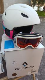 Casco sci Junior Xs e maschera