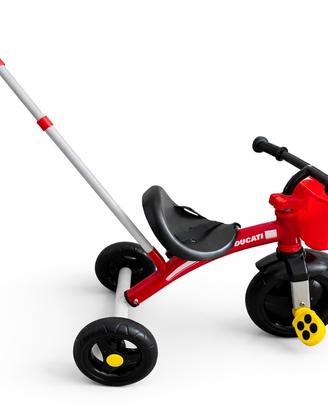 Triciclo Ducati per bambini + maniglione guida