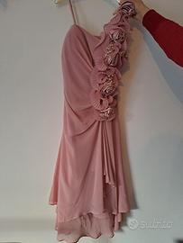 Abito cerimonia + stola chiffon