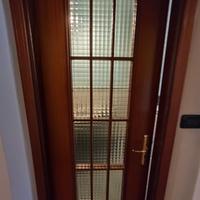 4 porte interne in legno con vetro satinato – comp