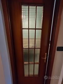 4 porte interne in legno con vetro satinato – comp