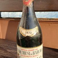 Bottiglia da collezione Vino Barolo anno 1973