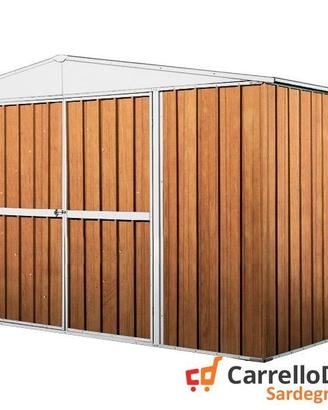 Box in Acciaio da giardino 360x345cm fin legno