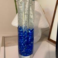 Vaso vetro di murano Sommerso blu