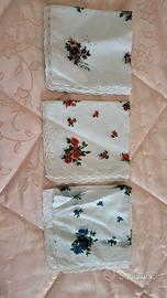 10 Fazzolettini in cotone