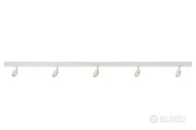 Binario 5 faretti Ikea Bäve 