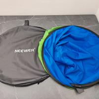 Neewer Fondale Chromakey 150x200 Blu/Verde, Nuovo