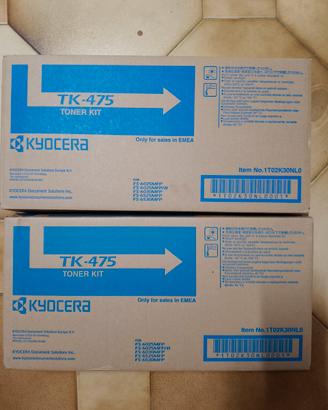  Coppia di  Toner kit Kyocera TK475