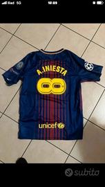 Maglia iniesta barcelona taglia XL nuova nike
