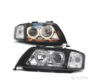 FARI AUDI A6 4B 97-99 ANGEL EYES FONDO NERO