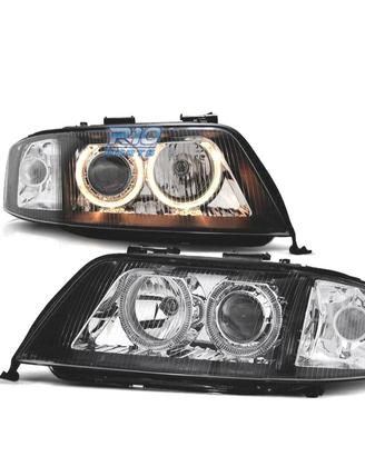 FARI AUDI A6 4B 97-99 ANGEL EYES FONDO NERO
