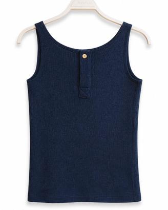Fendi Top Vintage Donna Blu Navy Italy IT 40