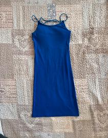 Tubino donna blu elettrico