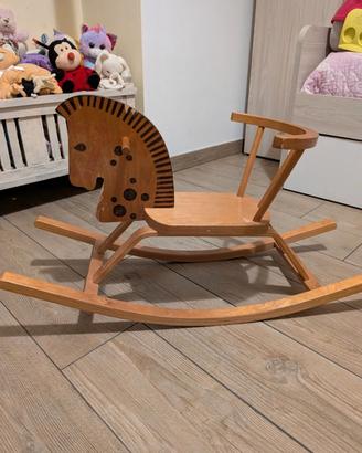 cavallo a dondolo vintage 