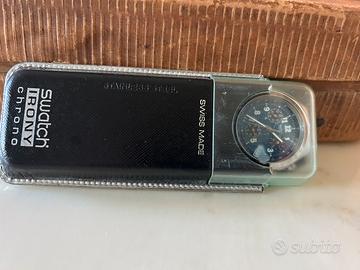 Orologio Swatch Irony Chrono quadrante blu